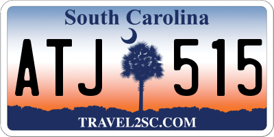 SC license plate ATJ515