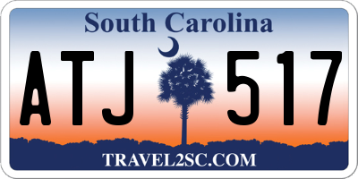 SC license plate ATJ517
