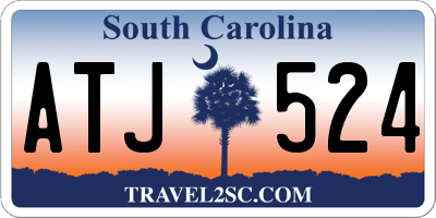 SC license plate ATJ524