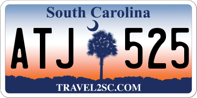 SC license plate ATJ525
