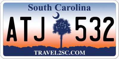 SC license plate ATJ532