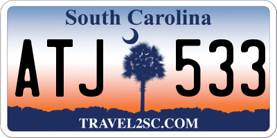 SC license plate ATJ533