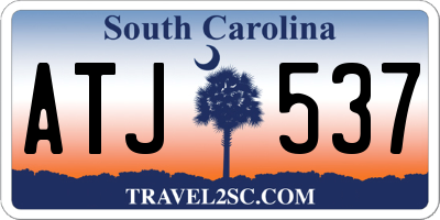 SC license plate ATJ537