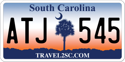 SC license plate ATJ545