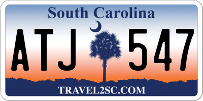 SC license plate ATJ547