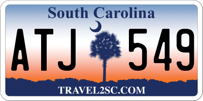 SC license plate ATJ549
