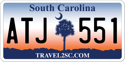SC license plate ATJ551