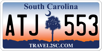 SC license plate ATJ553