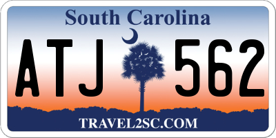 SC license plate ATJ562