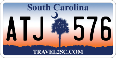 SC license plate ATJ576