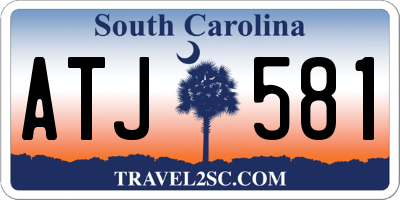 SC license plate ATJ581