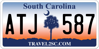 SC license plate ATJ587