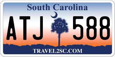 SC license plate ATJ588
