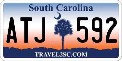 SC license plate ATJ592