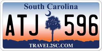 SC license plate ATJ596