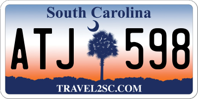 SC license plate ATJ598