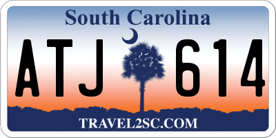 SC license plate ATJ614