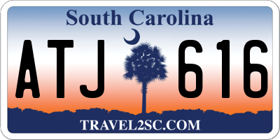SC license plate ATJ616