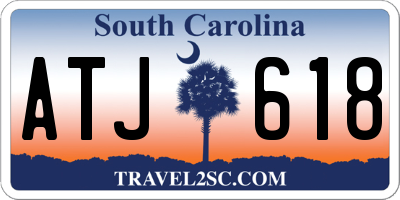 SC license plate ATJ618