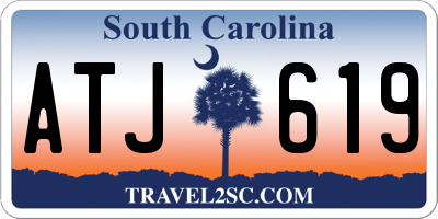 SC license plate ATJ619