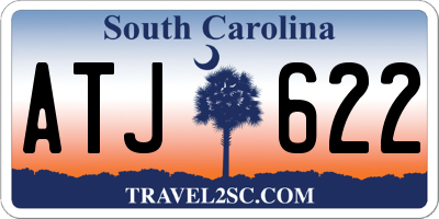 SC license plate ATJ622