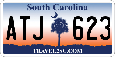 SC license plate ATJ623