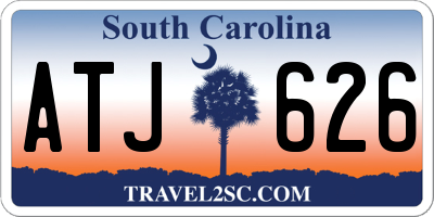 SC license plate ATJ626