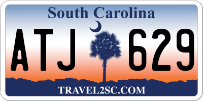 SC license plate ATJ629