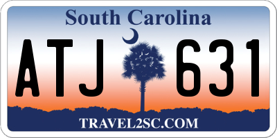 SC license plate ATJ631