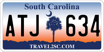 SC license plate ATJ634
