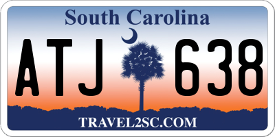 SC license plate ATJ638
