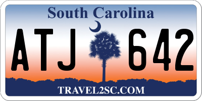 SC license plate ATJ642