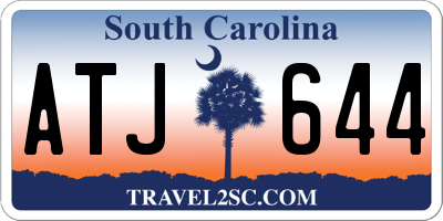 SC license plate ATJ644