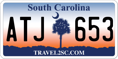 SC license plate ATJ653