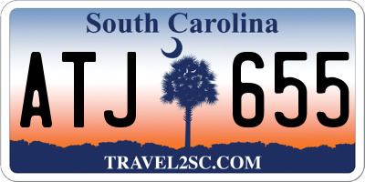 SC license plate ATJ655