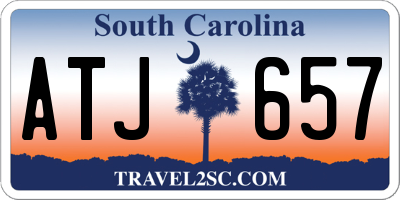 SC license plate ATJ657