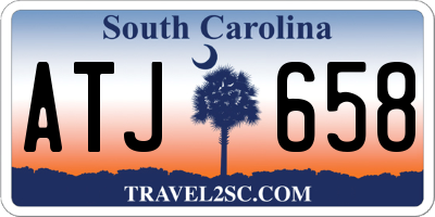SC license plate ATJ658