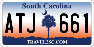SC license plate ATJ661