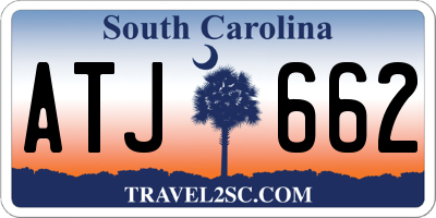 SC license plate ATJ662