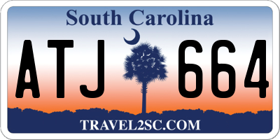 SC license plate ATJ664