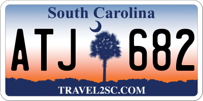 SC license plate ATJ682