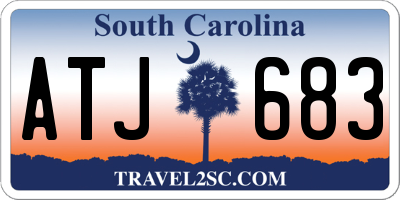 SC license plate ATJ683