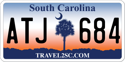 SC license plate ATJ684
