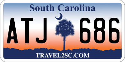 SC license plate ATJ686