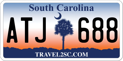 SC license plate ATJ688