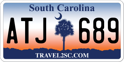 SC license plate ATJ689