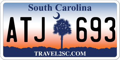 SC license plate ATJ693