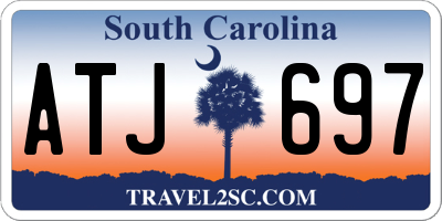 SC license plate ATJ697