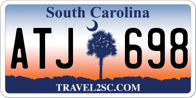 SC license plate ATJ698