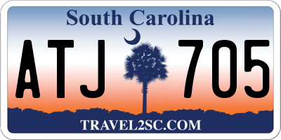 SC license plate ATJ705